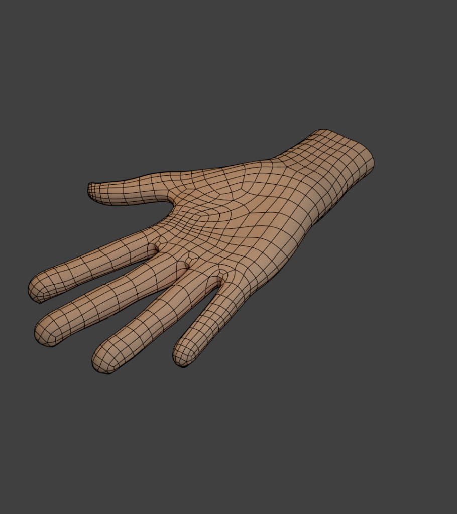 Detailed High-Poly Hand preview image 3
